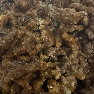 Their Szechwan Beef. Yuck!