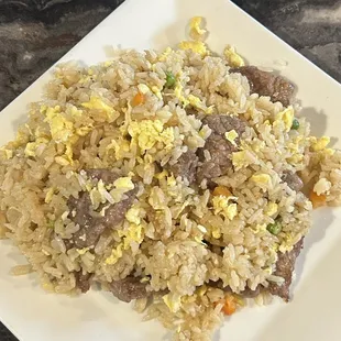 Beef fried rice