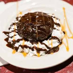 a chocolate dessert
