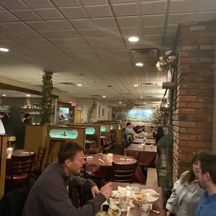 Booth or round tables in front of the fire if you would like. Cheers!