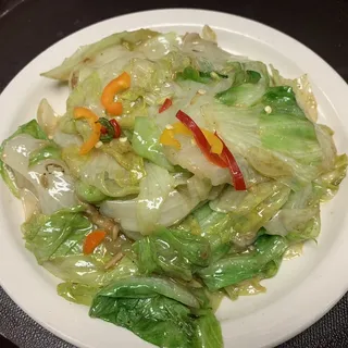 Stir-Fried Lettuce with Garlic
