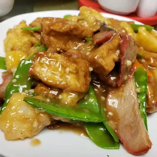 Braised Tofu w/Bass Filet