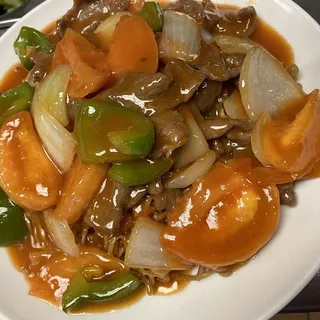 Oyster Sauce Beef Chow Mein