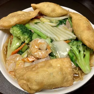 Crispy Gau Gee Chow Mein