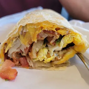 Breakfast burrito