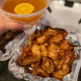 Lemon chicken