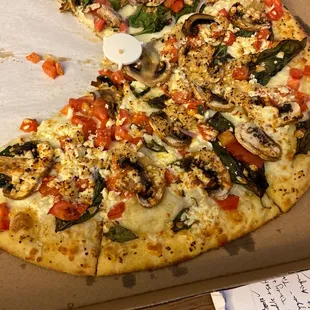 Mediterranean Treat Pizza