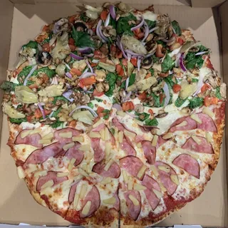 Spinach Garden Pizza