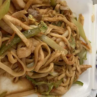 Mixed soft noodles