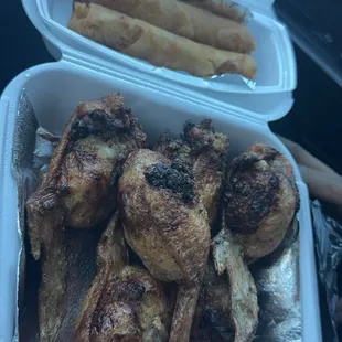Stuff Wings and Chicken Eggrolls