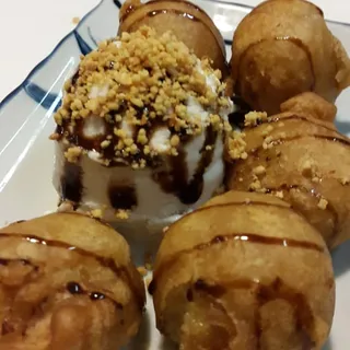 Fried Banana with Ice Cream