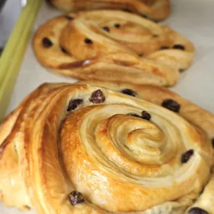 Raisins pastries