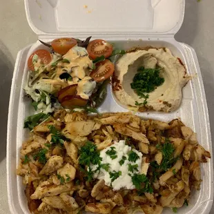 Chicken shawarma plate!!