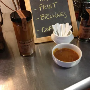 Salted caramel sauce