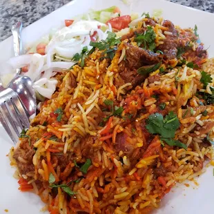Goat biryani