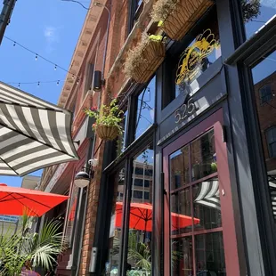 Outside seating