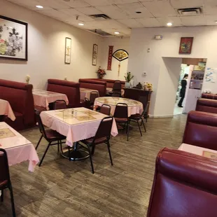 tables and booths