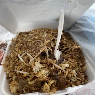 Beef fried Rice