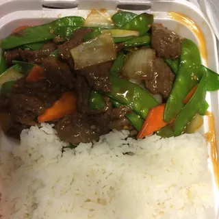 Beef with Pea pods