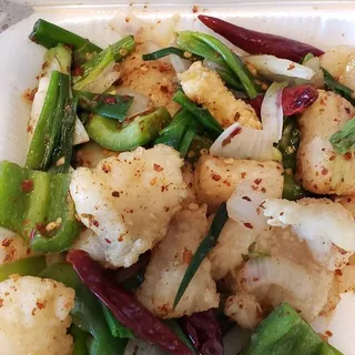 Salt and pepper fish