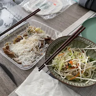 Too good to go order, we separated out the veggies and noodles/meat. Super worth it!
