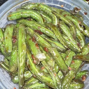 Szechuan String Beans (spicy)