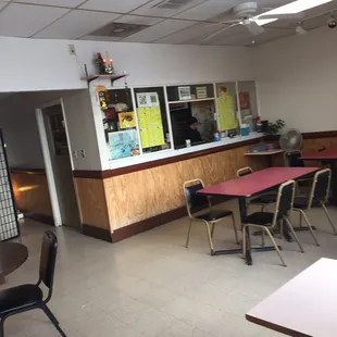Inside of restaurant