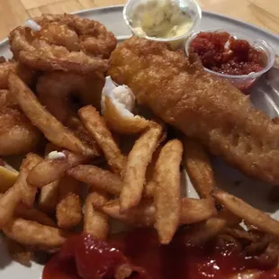 fish and chips, food, fish, seafood