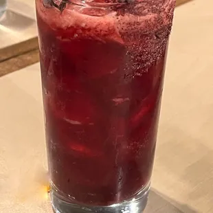 Hibiscus Daisy from the signature cocktail menu