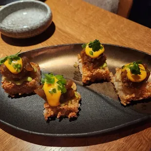 Crispy Tuna Rice Cake