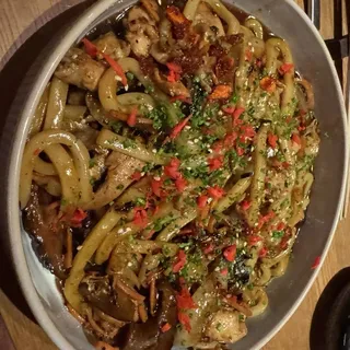 YakiUDON / Stir Fried thick Noodles