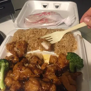 Lunch special like 6$ perfect size for one!