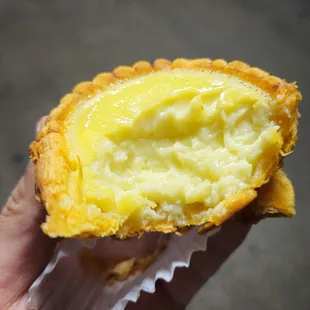 Egg tart from Golden Gate Bakery, San Francisco.