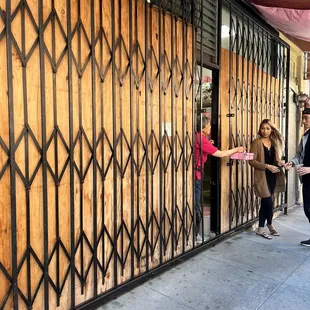 You order at the door! Egg Tarts! 10/2/22