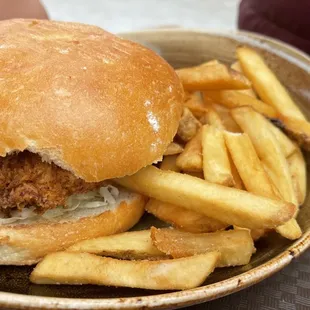 fried chicken sandwich