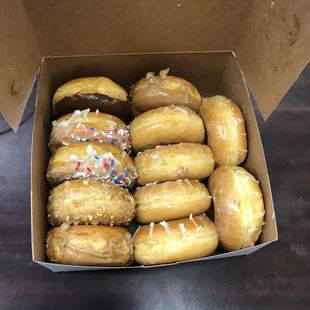 a box of doughnuts