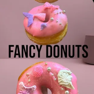 Fancy donuts we decorate all colors for party  birthday everything