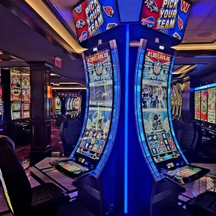 The slots were pretty good here