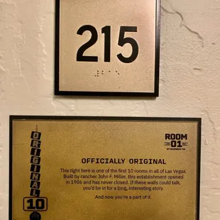 Interesting history of the rooms in this particular  section