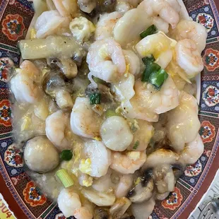 Shrimp with Lobster sauce