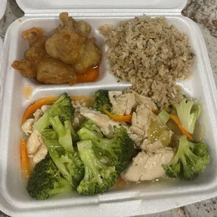 Garlic chicken, Sweet And Sour Pork