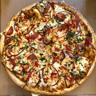 pizza, food