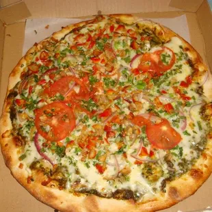 Chicken Indian Pizza