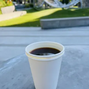 Americano. Single origin. Best I've had recently. Fruity and sweet.