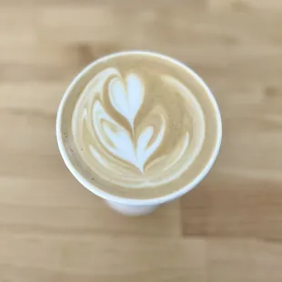 Honey lavender latte with goat milk