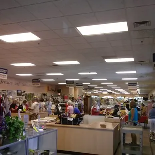 Everything is nearly organized in sections
