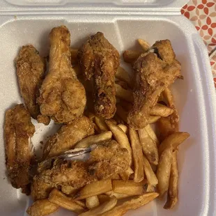 Wing dings, size of whole whole legs