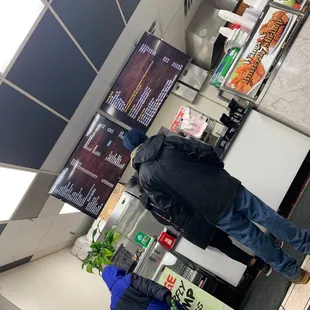 Nice clean place,menu easy to read