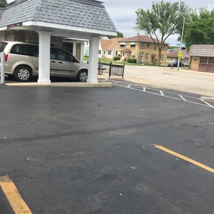 outside