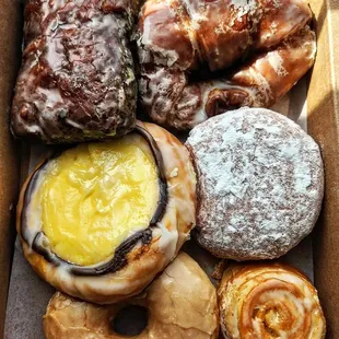 a variety of doughnuts